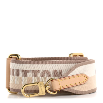 LOUIS VUITTON Jacquard Speedy Bandouliere 20 Shoulder Strap Beige Brown