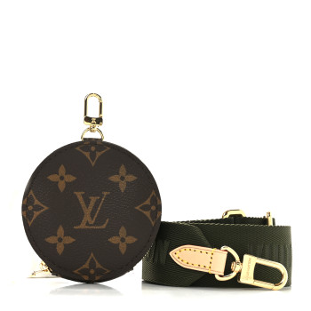 LOUIS VUITTON Monogram Multi Pochette Accessories Bandouliere Shoulder Strap Kaki