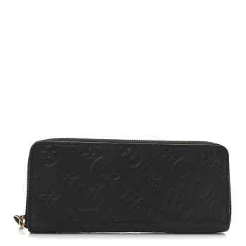 LOUIS VUITTON Empreinte Clemence Wallet Black