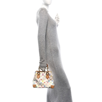 LOUIS VUITTON Monogram Multicolor Audra White