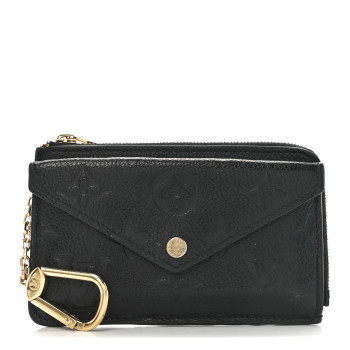 LOUIS VUITTON Empreinte Recto Verso Card Holder Black