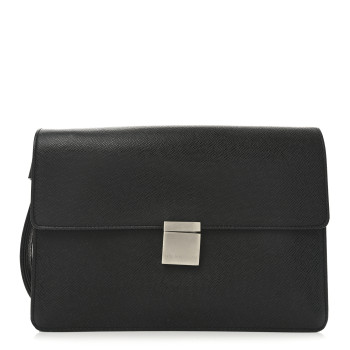 LOUIS VUITTON Taiga Selenga Pochette Ardoise