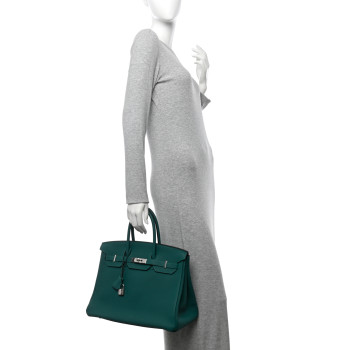 HERMES Togo Birkin 35 Malachite