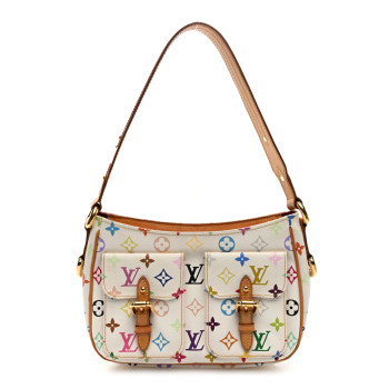 LOUIS VUITTON Monogram Multicolor Lodge PM White
