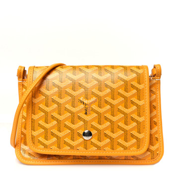 GOYARD Goyardine Plumet Wallet Clutch Yellow