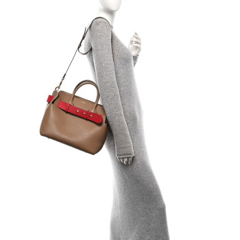 BURBERRY Marais Calfskin  Small Belt Bag Camel Red