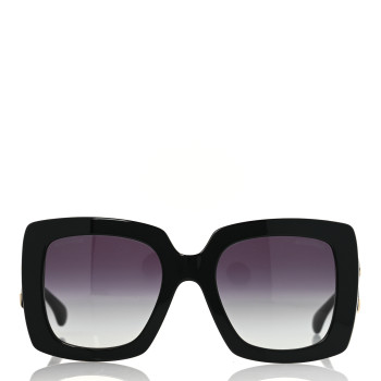 CHANEL Acetate Calfskin Square Sunglasses 5474-Q-A Black