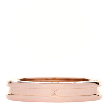 BULGARI 18K Rose Gold B.Zero1 One-Band Ring 57 8