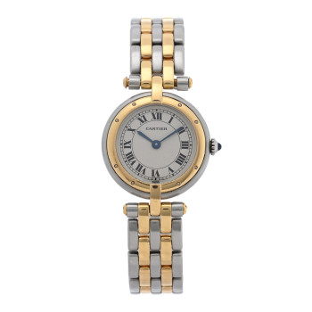 CARTIER Stainless Steel 18K Yellow Gold 24mm Panthere Vendome Quartz Watch