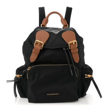 BURBERRY Nylon Medium Rucksack Backpack Black