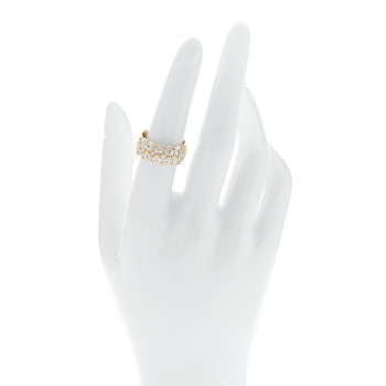 PARKER & WEST BY FASHIONPHILE 18K Yellow Gold Diamond 1.53ctw Band Ring 53 6.5
