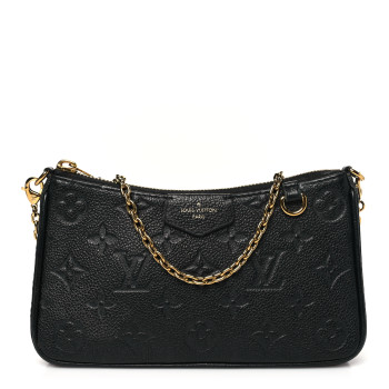 LOUIS VUITTON Empreinte Easy Pouch On Strap Black
