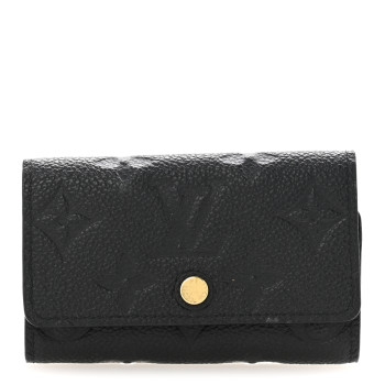 LOUIS VUITTON Empreinte Multicles 6 Key Holder Black