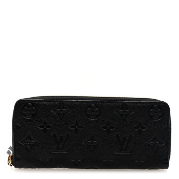 LOUIS VUITTON Empreinte Clemence Wallet Black