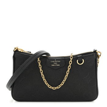 LOUIS VUITTON Empreinte Easy Pouch On Strap Black