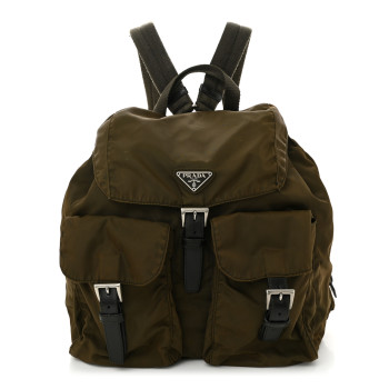 PRADA Tessuto Nylon Vela Medium Backpack Tundra