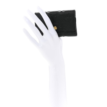 LOUIS VUITTON Empreinte Multicles 6 Key Holder Black