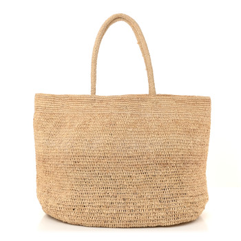 THE ROW Raffia Oregon Bag Natural