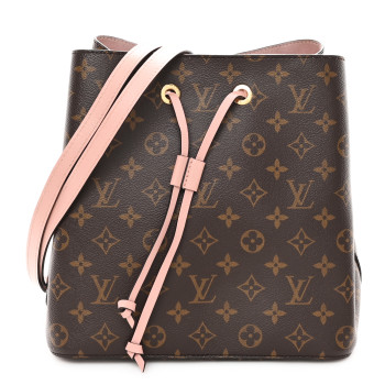 LOUIS VUITTON Monogram Neonoe MM Rose Poudre