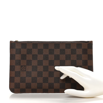 LOUIS VUITTON Damier Ebene Neverfull MM GM Pochette