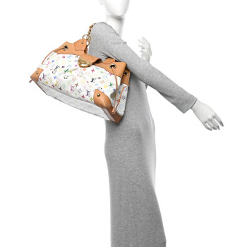 LOUIS VUITTON Monogram Multicolor Ursula White