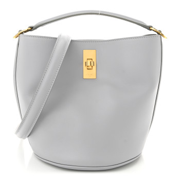 CELINE Smooth Calfskin Teen Bucket 16 Light Grey