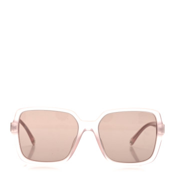 CHANEL Acetate Square Sunglasses 5505 Light Pink