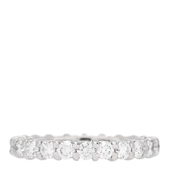 PARKER & WEST BY FASHIONPHILE Platinum Diamond 1.00ct Full Eternity Band Ring 47 4.25