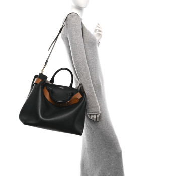 BURBERRY Marais Calfskin Large Belt Bag Black