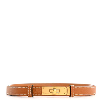 HERMES Epsom Kelly Belt Gold