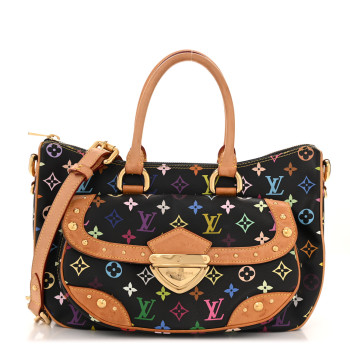 LOUIS VUITTON Monogram Multicolor Rita Black