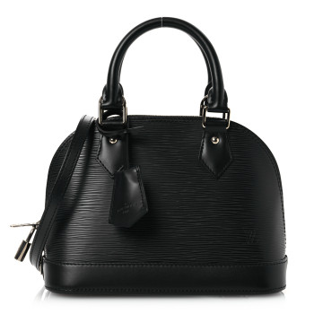 LOUIS VUITTON Epi Alma BB Black