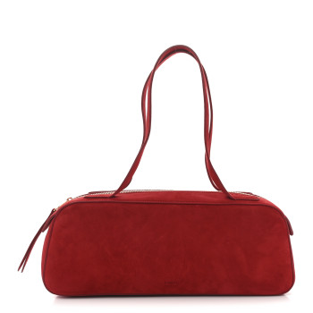 KHAITE Suede Calfskin Simona Shoulder Bag Rebel