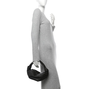 BOTTEGA VENETA Nappa Strass Mini Double Knot Bag Fondant
