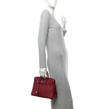 HERMES Togo Birkin 25 Rubis