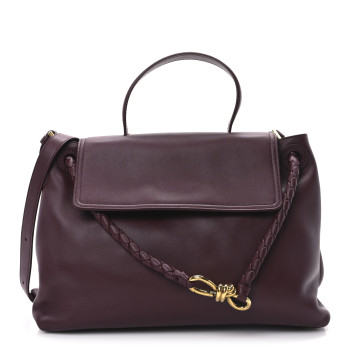 BOTTEGA VENETA Silky Calfskin Medium Ciao Ciao Barolo