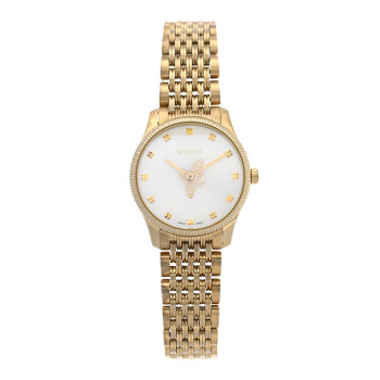 GUCCI Stainless Steel 29mm G-Timeless Bee Quartz Watch Gold