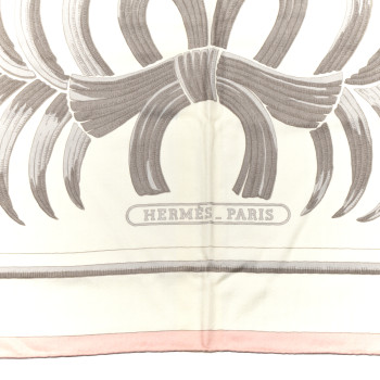 HERMES Cashmere Silk Tigre Royal Shawl 140