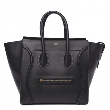 CELINE Smooth Calfskin Mini Luggage Black