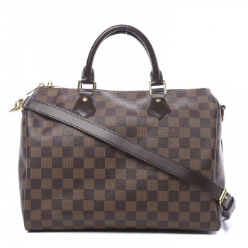 LOUIS VUITTON Damier Ebene Speedy Bandouliere 30