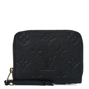 LOUIS VUITTON Empreinte Zippy Coin Purse Black