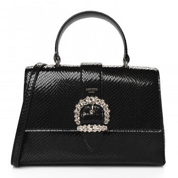 ハンドバッグ JIMMY CHIOO CHERI PATENT LEATHER TOP HANDLE BAG CHÉRITOPHANDLESOSGL_010003_FRO