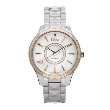 セールDior VIII 18K金/ダイヤモンド/マザーオブパール自動巻き Pre-Owned Dior VIII Montaigne Mother-of-Pearl