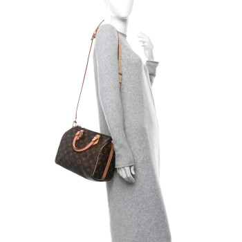 LOUIS VUITTON Monogram Speedy Bandouliere 25