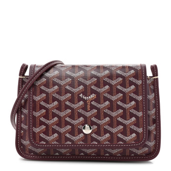 GOYARD Goyardine Plumet Wallet Clutch Burgundy