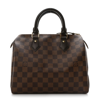 LOUIS VUITTON Damier Ebene Speedy 25