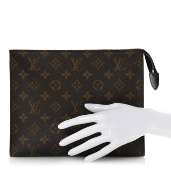 LOUIS VUITTON Monogram Toiletry Pouch 26 Black