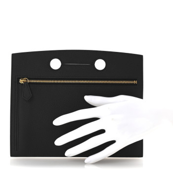 HERMES Togo Backpocket Pouch 25 Black