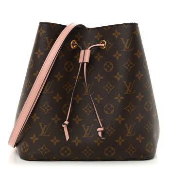LOUIS VUITTON Monogram Neonoe MM Rose Poudre