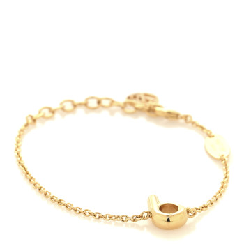LOUIS VUITTON LV And Me Letter B Bracelet Gold